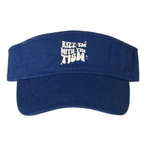 Autism Funny Rizz Em With The Tism Meme Autistic Cool Cute Gift Valucap Bio-Washed Visor