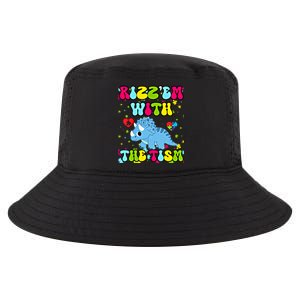 Autism Funny Rizz Em With The Tism Meme Autistic Dinosaure Gift Cool Comfort Performance Bucket Hat