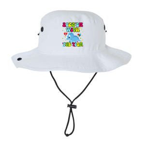 Autism Funny Rizz Em With The Tism Meme Autistic Dinosaure Gift Legacy Cool Fit Booney Bucket Hat