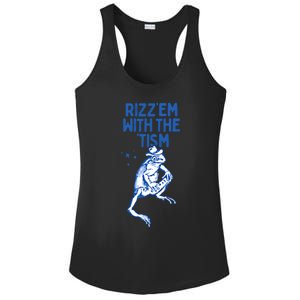 Autism Funny Rizz Em With The Tism Meme Autistic Frog Cute Gift Ladies PosiCharge Competitor Racerback Tank