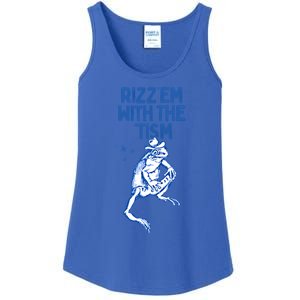 Autism Funny Rizz Em With The Tism Meme Autistic Frog Cute Gift Ladies Essential Tank