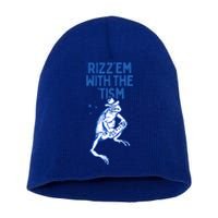 Autism Funny Rizz Em With The Tism Meme Autistic Frog Cute Gift Short Acrylic Beanie