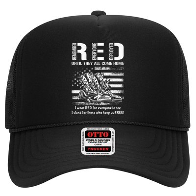 American Flag Red Friday Until They Come Home USA Trucker Hat