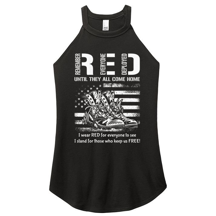 American Flag Red Friday Until They Come Home USA Women's Perfect Tri Rocker Tank
