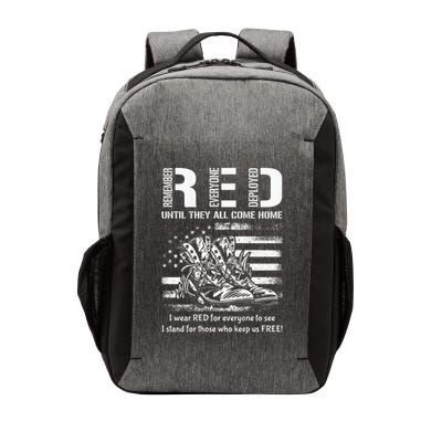 American Flag Red Friday Until They Come Home USA Vector Backpack