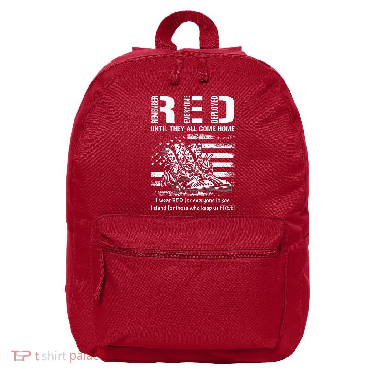 American Flag Red Friday Until They Come Home USA 16 in Basic Backpack