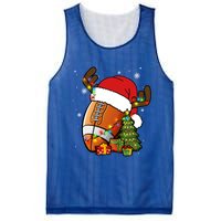 American Football Reindeer Santa Hat Lights Christmas Tree Gift Mesh Reversible Basketball Jersey Tank