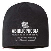 Abibliophobia Funny Reading Bookworm Reader Gift Sustainable Beanie