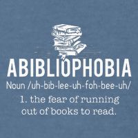 Abibliophobia Funny Reading Bookworm Reader Gift Garment-Dyed Sweatshirt