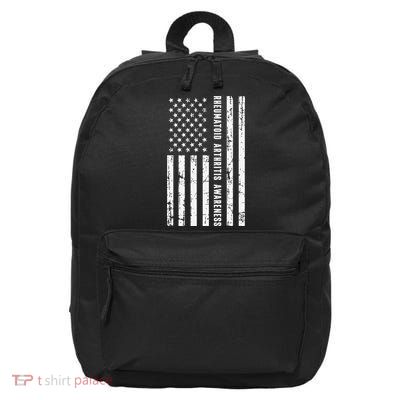 American Flag Rheumatoid Arthritis Awareness Month May 16 in Basic Backpack