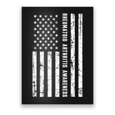 American Flag Rheumatoid Arthritis Awareness Month May Poster