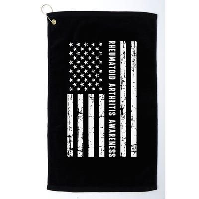 American Flag Rheumatoid Arthritis Awareness Month May Golf Towel