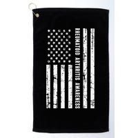 American Flag Rheumatoid Arthritis Awareness Month May Golf Towel