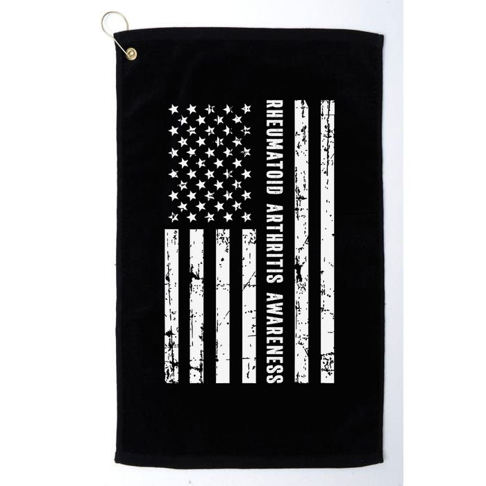 American Flag Rheumatoid Arthritis Awareness Month May Golf Towel