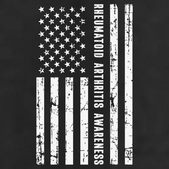 American Flag Rheumatoid Arthritis Awareness Month May Golf Towel