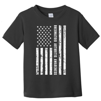 American Flag Rheumatoid Arthritis Awareness Month May Toddler T-Shirt