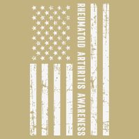 American Flag Rheumatoid Arthritis Awareness Month May Cooling Performance Crew T-Shirt