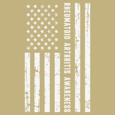 American Flag Rheumatoid Arthritis Awareness Month May T-Shirt