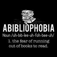 Abibliophobia Funny Reading Bookworm Reader Pom Pom 12in Knit Beanie