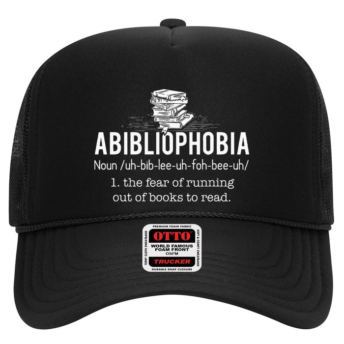 Abibliophobia Funny Reading Bookworm Reader Hat