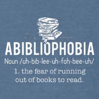 Abibliophobia Funny Reading Bookworm Reader Garment-Dyed Sweatshirt