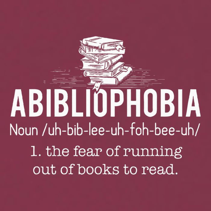 Abibliophobia Funny Reading Bookworm Reader 16oz Travel Tumbler
