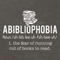 Abibliophobia Funny Reading Bookworm Reader Cotton Canvas Backpack