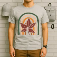 Autumn Fall Retro Rainbow T-Shirt