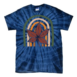 Autumn Fall Retro Rainbow Tie-Dye T-Shirt