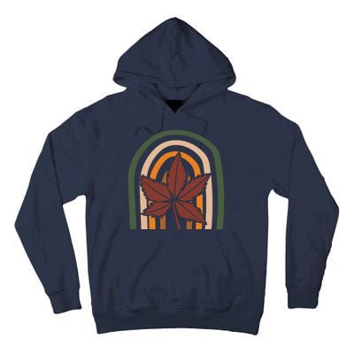 Autumn Fall Retro Rainbow Tall Hoodie