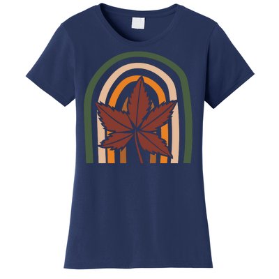 Autumn Fall Retro Rainbow Women's T-Shirt