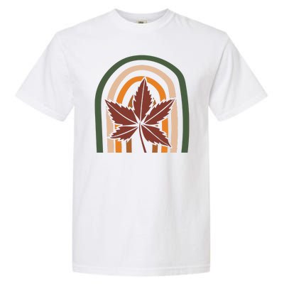 Autumn Fall Retro Rainbow Garment-Dyed Heavyweight T-Shirt