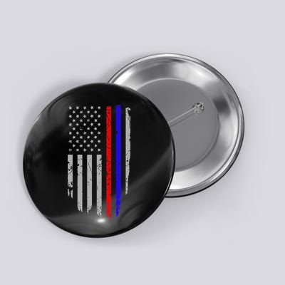 American Flag Red Blue Thin Line Apparel Firefighter Police Button