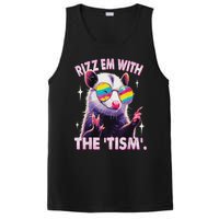 Autism Funny Rizz Em With The Tism Meme Autistic Racoon PosiCharge Competitor Tank