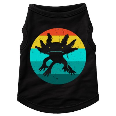 Axolotl Funny Retro Doggie Tank