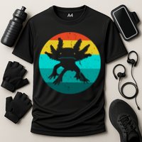 Axolotl Funny Retro Performance Shirt