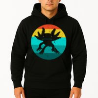 Axolotl Funny Retro Hoodie