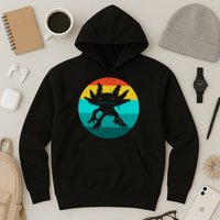 Axolotl Funny Retro Hoodie