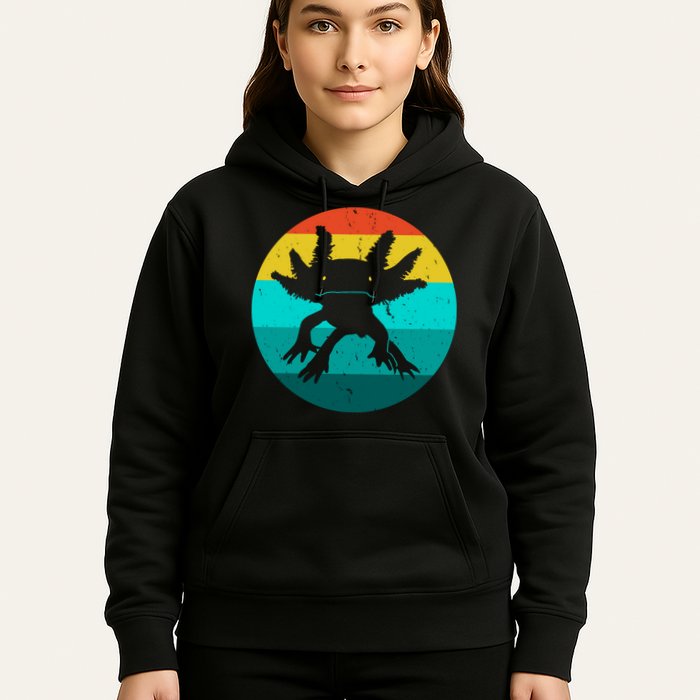 Axolotl Funny Retro Hoodie