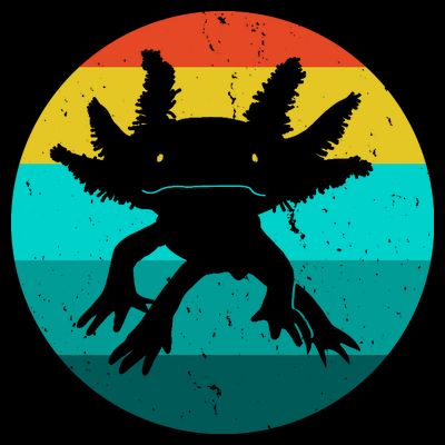 Axolotl Funny Retro T-Shirt