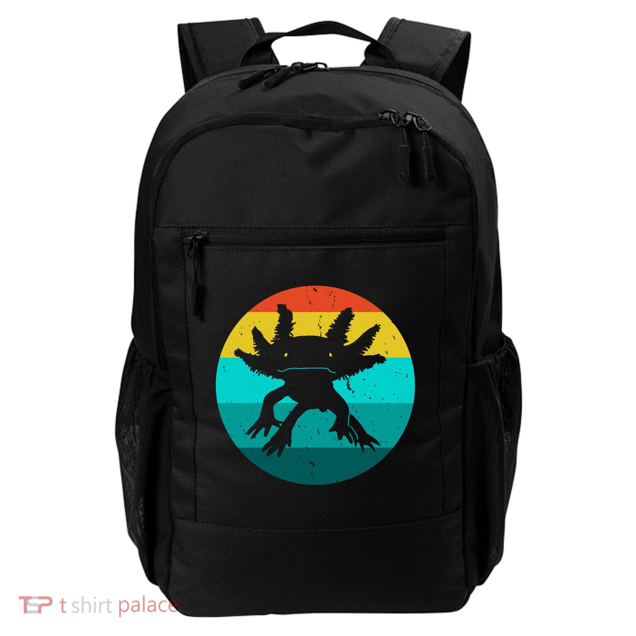 Axolotl Funny Retro Daily Commute Backpack