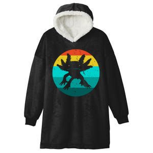 Axolotl Funny Retro Hooded Wearable Blanket