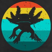 Axolotl Funny Retro Beanie