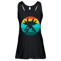 Axolotl Funny Retro Ladies Essential Flowy Tank