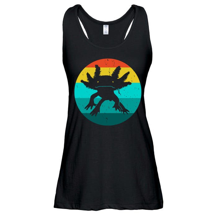 Axolotl Funny Retro Ladies Essential Flowy Tank