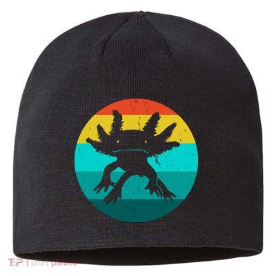Axolotl Funny Retro Sustainable Beanie