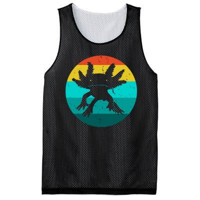 Axolotl Funny Retro Mesh Reversible Basketball Jersey Tank