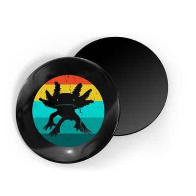 Axolotl Funny Retro Magnet