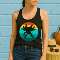 Axolotl Funny Retro Womens Tank Top