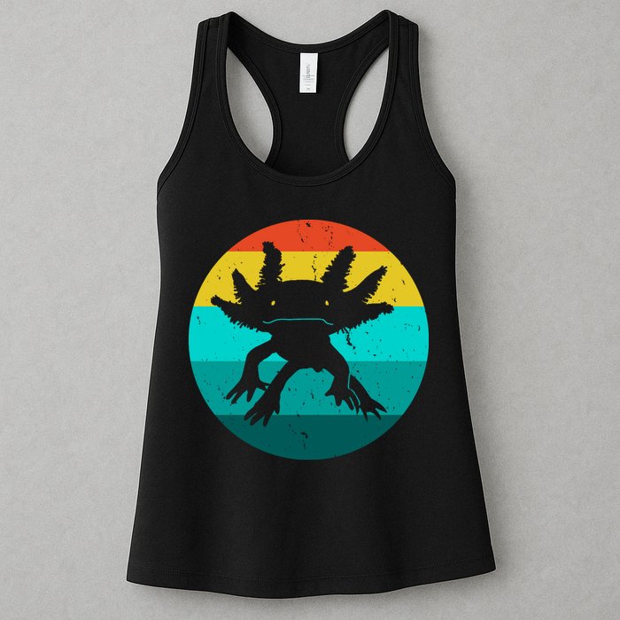 Axolotl Funny Retro Womens Tank Top